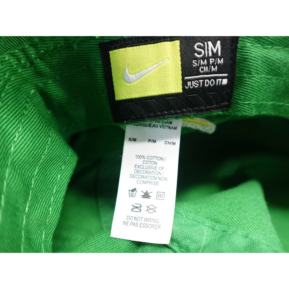Nike Bucket Hat Unisex S/M Green Oregon Ducks NCAA Embroidered Swoosh